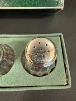 4 salières Christofle en argent massif