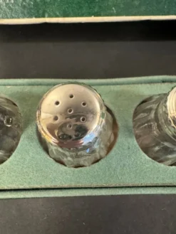 4 salières Christofle en argent massif