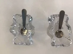 Salières en cristal daum