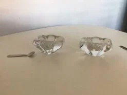 Salières en cristal daum