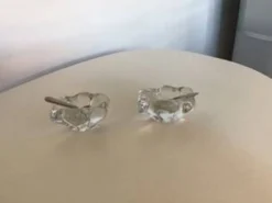 Salières en cristal daum