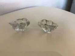 Salières en cristal daum