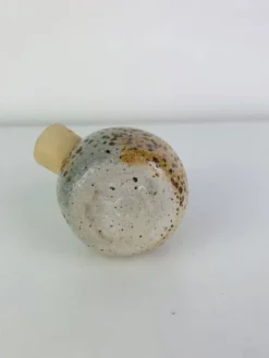 Salière zoomorphe en grès, oiseau, vintage