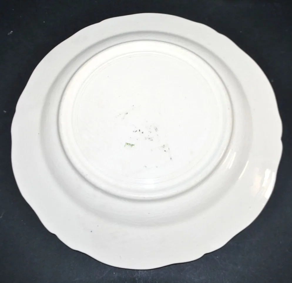 Sarreguemines lot de 2 assiettes à dessert Obernai décor Loux 3 fleurs