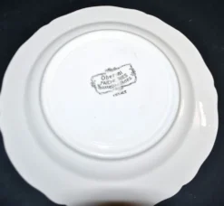 Sarreguemines lot de 2 assiettes à dessert Obernai décor Loux 3 fleurs