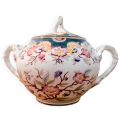 Sarreguemines porcelaine - sucrier modèle minton
