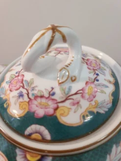 Sarreguemines porcelaine - sucrier modèle minton