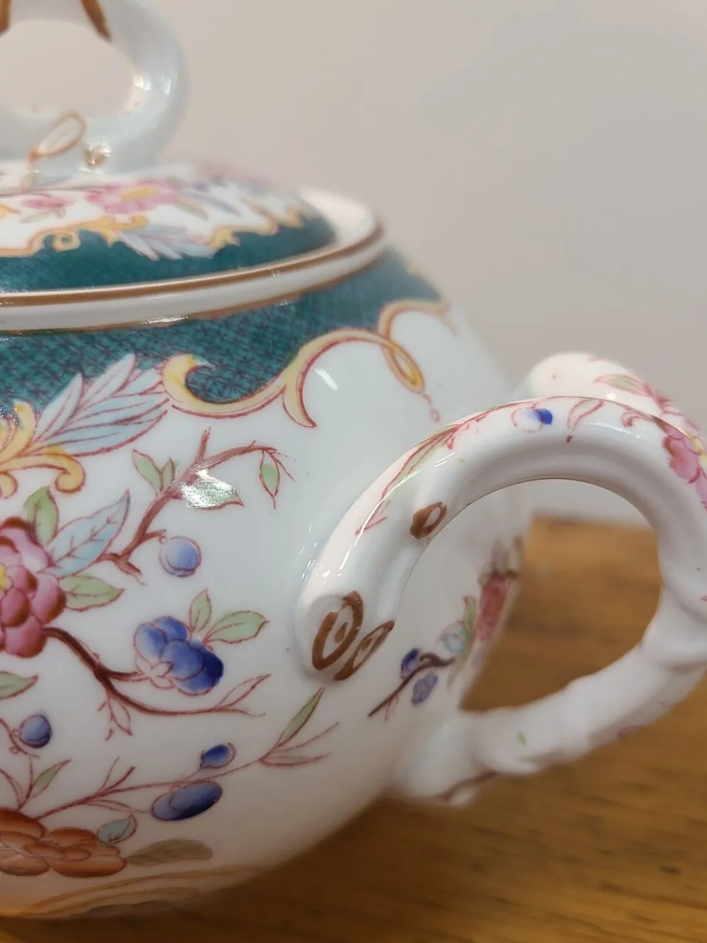 Sarreguemines porcelaine - sucrier modèle minton
