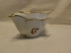 Sauciere double bec porcelaine de vierzon