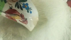 Sauciere en faience decor au coq sarreguemines hamage nord de la france