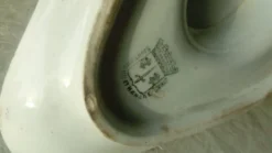 Sauciere en faience decor au coq sarreguemines hamage nord de la france