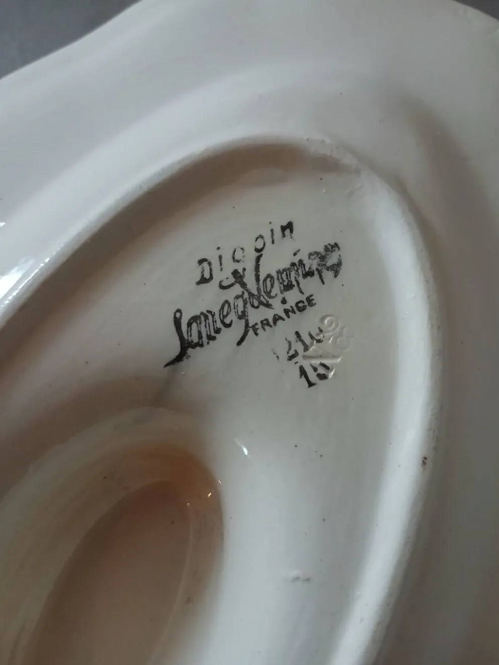 Saucière ancienne Digoin et Sarreguemines