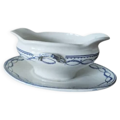 Saucière ancienne en faïence Boch Frères la Louvière