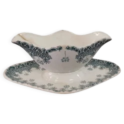 Saucière ancienne en faïence 