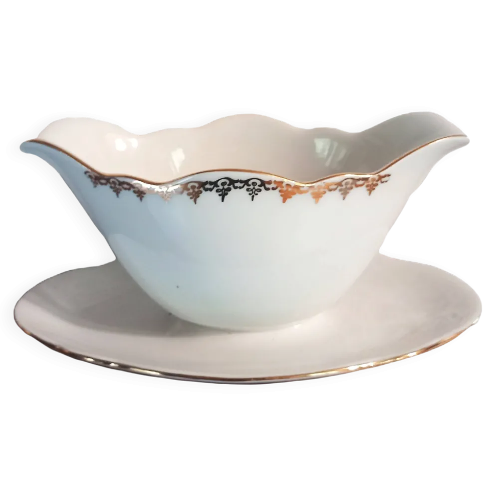 Saucière ancienne en porcelaine allemande Arzberg