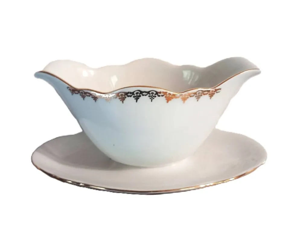 Saucière ancienne en porcelaine allemande Arzberg