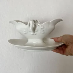 Saucière ancienne en porcelaine 1900