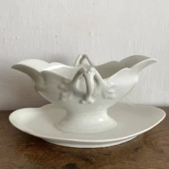 Saucière ancienne en porcelaine 1900