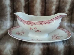 Saucière ancienne en Terre de fer Sarreguemines