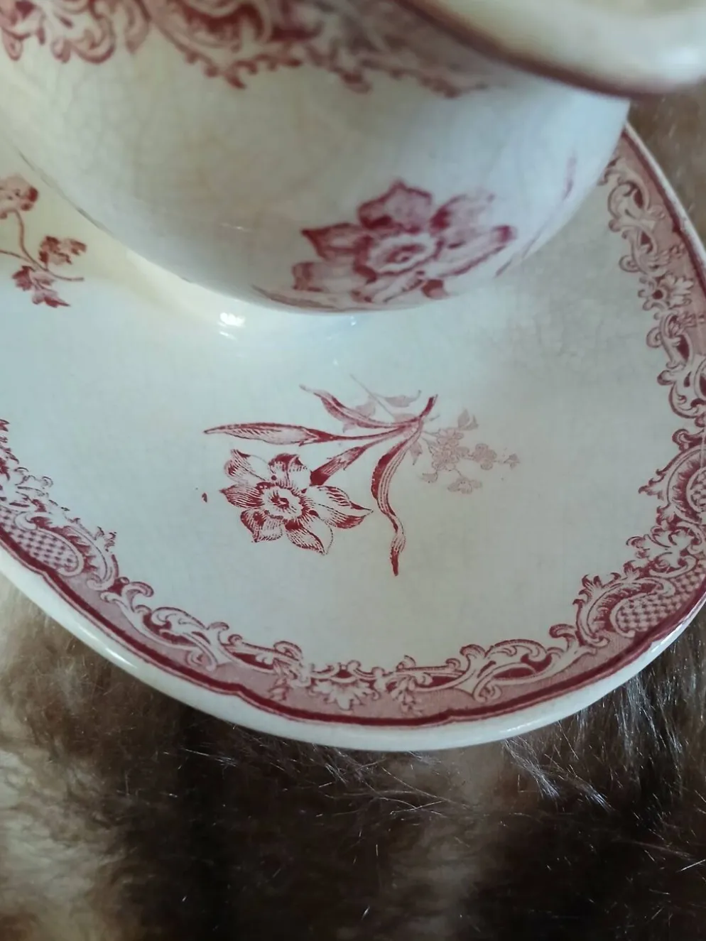 Saucière ancienne en Terre de fer Sarreguemines