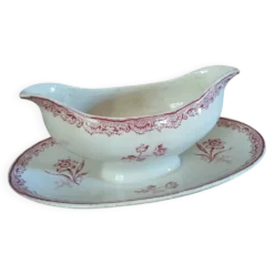Saucière ancienne en Terre de fer Sarreguemines