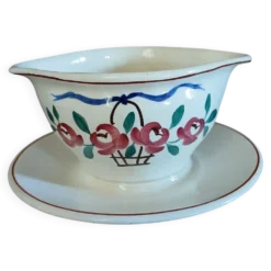 Saucière ancienne en Terre de fer Longchamp