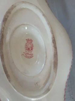 Saucière ancienne en Terre de fer Gien