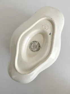 Saucière ancienne en terre de fer "Réjane" Longwy