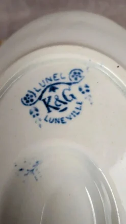 Saucière ancienne K&G Lunéville – Modèle Lunel