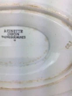 Saucière ancienne made in France Digoin Sarreguemines
