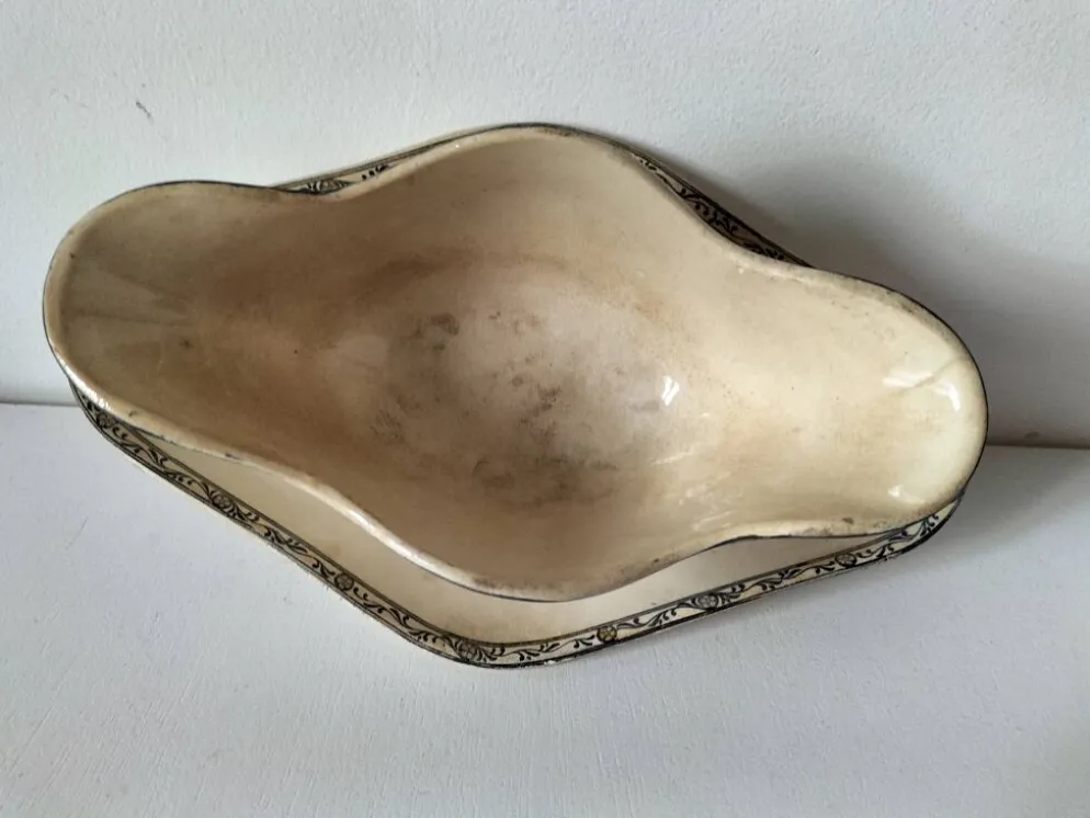 Saucière ancienne terre de fer E.C Salins modèle Royal