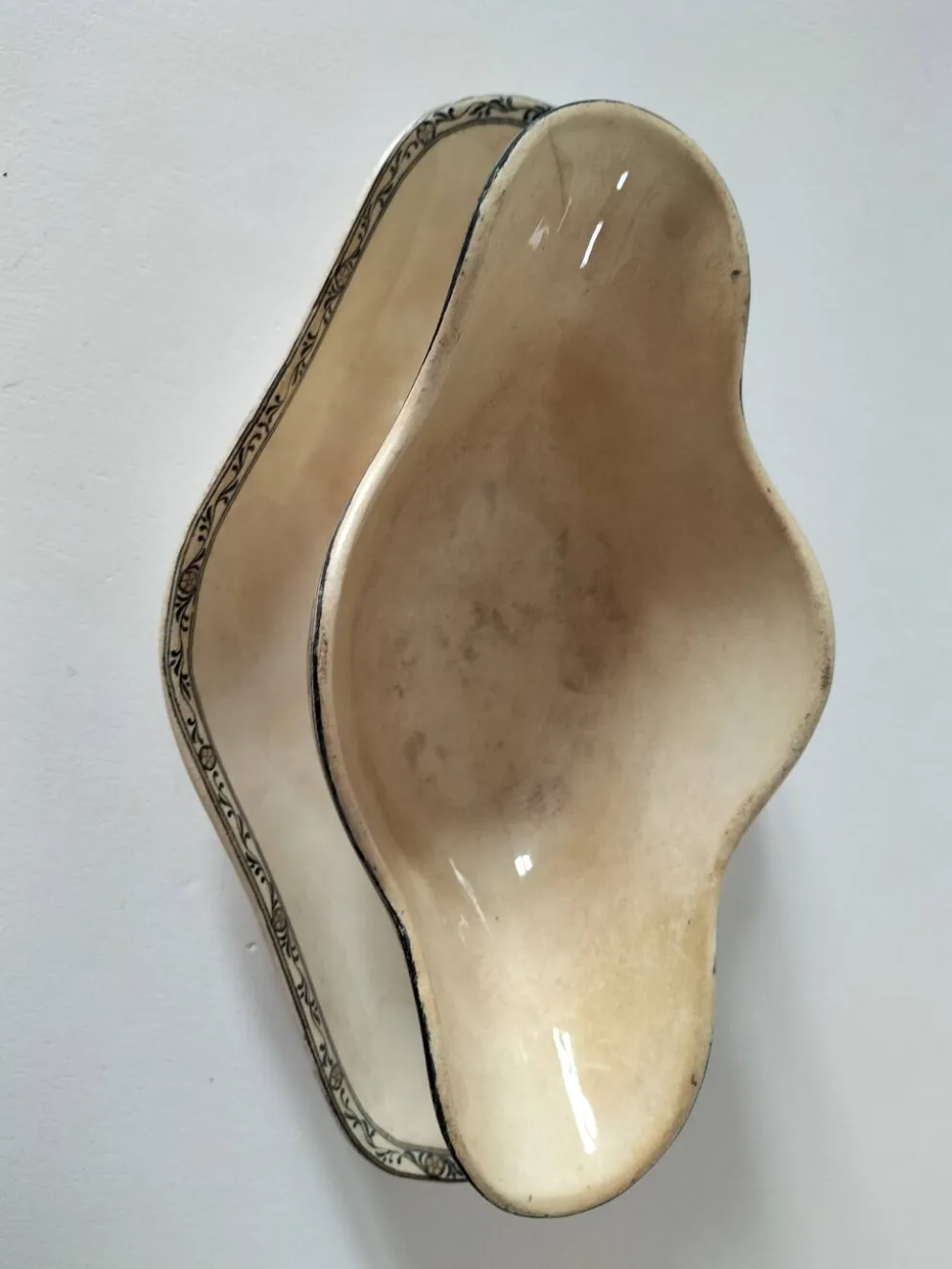 Saucière ancienne terre de fer E.C Salins modèle Royal