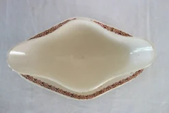 Saucière ancienne terre de fer Gien modèle Mai vers 1900