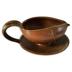 Saucière artisanale en grès