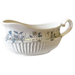 Saucière à bec en porcelaine de Chauvigny France