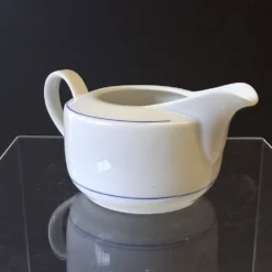 Saucière blanche en porcelaine