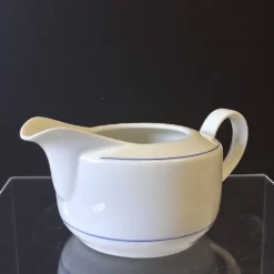 Saucière blanche en porcelaine