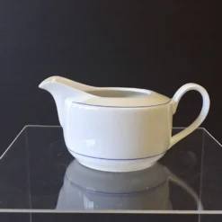 Saucière blanche en porcelaine