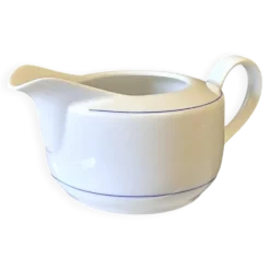 Saucière blanche en porcelaine