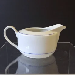 Saucière blanche en porcelaine
