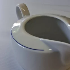 Saucière blanche en porcelaine
