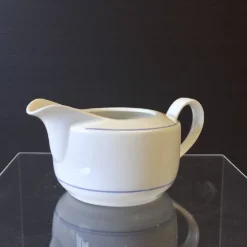 Saucière blanche en porcelaine