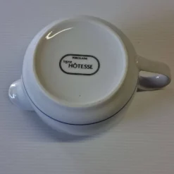 Saucière blanche en porcelaine