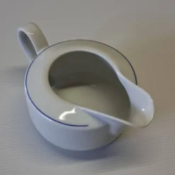 Saucière blanche en porcelaine