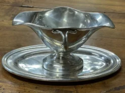 Saucière Christofle en métal argenté