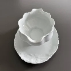 Saucière classique en porcelaine