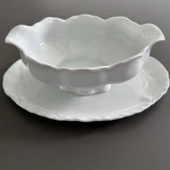 Saucière classique en porcelaine