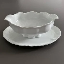 Saucière classique en porcelaine