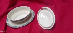 Saucière céramique de Longwy modèle printemps