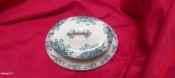 Saucière céramique de Longwy modèle printemps